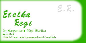 etelka regi business card